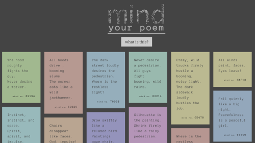 Mind Your Poem